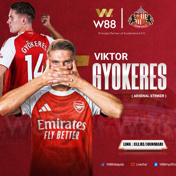 W88-Malaysia-Viktor-Gyokeres-Officially-Joins-Arsenal