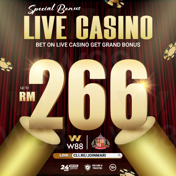 W88-Malaysia-Live-Casino-Promotion