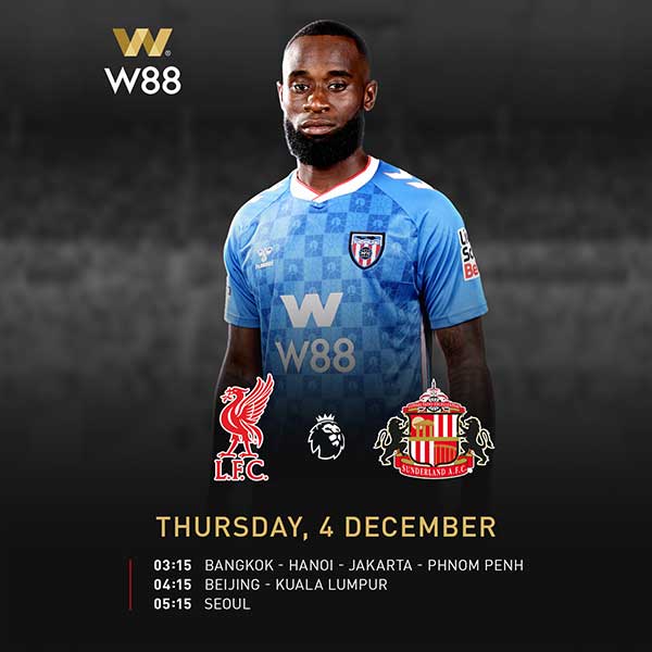 W88-Malaysia-Liverpool-vs-Sunderland-English-Premier-League-Match-Fixtures-2025